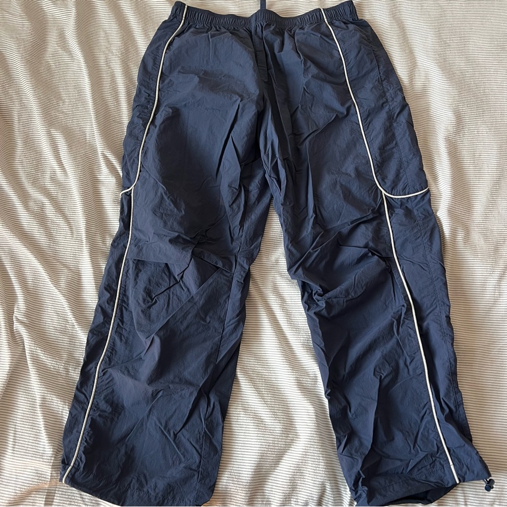 BDG Navy Blue Joggers with White Trim